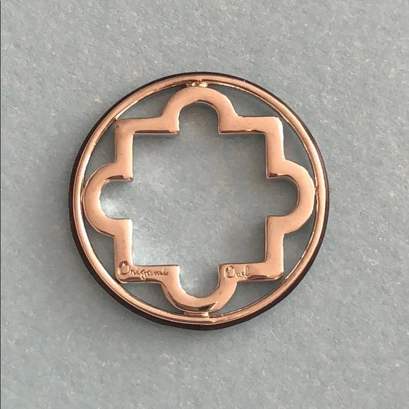 Origami Owl LARGE SILVER MOROCCAN Window Plate - Picture 7 of 7